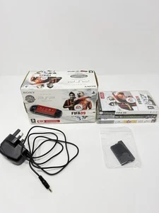 Sony PSP 3003 Slim & Lite Piano Black Console rara variante FIFA 09 in scatola - Foto 1 di 24