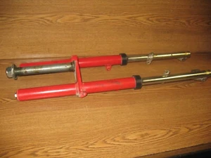1982 NU50 A RED FRONT FORK ASSEMBLY HONDA URBAN EXPRESS NU 50 A 51105-GC1-000ZB - Picture 1 of 21