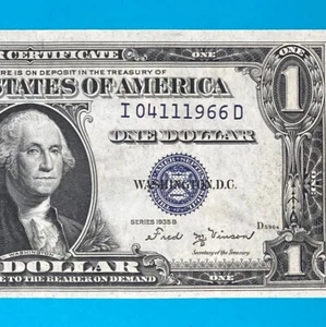 April 11, 1966 / 4 November 1966 (I 04111966 D) BIRTHDAY $1 One Dollar Bill - Picture 1 of 4