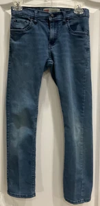 Levi's 511 Jeans Size 12 Reg W26" X L27” Blue Adjustable Waist 5 Pockets F40 - Picture 1 of 6