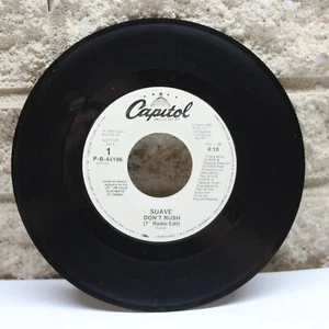 Suave Don't Rush 45 Vinyl Record NM PROMO W/ Company Sleeve #2 - Picture 1 of 2