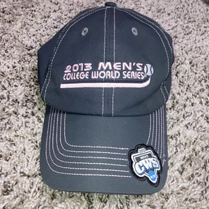 Women’s Baseball Hat- CWS College World Series Adjustable Gray Pink - Picture 1 of 4