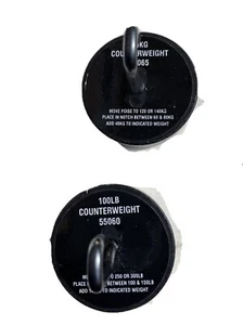 Counterweights 100 lbs. And 40 kg Maybe For Health-O-Meter Beam Scale - Picture 1 of 3