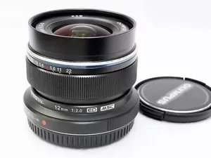 Olympus M.ZUIKO Digital Ed 12mm F2 Af Gran Angular Prime Lens Mft M4/3 De - Imagen 1 de 3