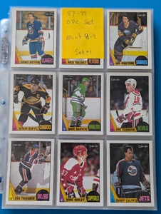 1987-88 O-Pee-Chee Hockey Complete Set .... A Solid High Grade Set - Foto 1 di 19