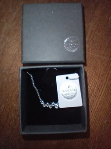 NIC & SYD SWAROVSKI SILVER & CRYSTAL NECKLACE NEW W/ TAGS - Picture 1 of 7