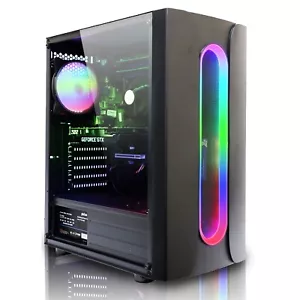 Gaming PC Core i5 7th Gen 16GB DDR4 1TB + 240GB SSD 8GB Radeon RX 580 Windows 10 - Picture 1 of 7
