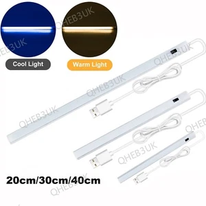 PIR Motion Sensor LED Night Light Bar Scan Bedroom Desk Reading 5V USB Lamp 6H - Picture 1 of 10