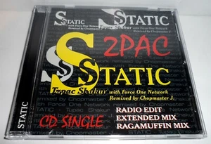 2PAC TUPAC SHAKUR / FORCE ONE NETWORK - STATIC CD SINGLE 1997 AUSTRALIAN IMPORT - Imagen 1 de 3