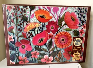 Cobble Hill SHADY GARDEN Peggy Davis Easy Handling 275 pc Jigsaw Puzzle 88039 - Picture 1 of 3