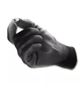 12 Paar Ansell Hyflex 11-601 PU Lite Handschuhe - Schwarz/Grau Größe 8 - Bild 1 von 1