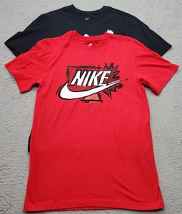 Lot of 2 Nike T Shirt Youth Unisex Small Multi Sportswear Short Sleeve Crew Neck - Picture 1 of 10