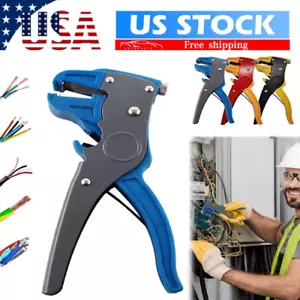 Automatic Wire Stripper Cutter Adjustable Electrical Cable Wire Stripping Tool- - Picture 1 of 10