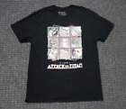 Attack On Titan Men's Large Black T Shirt Kodansha Licensed Nine Titans