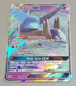 Latios GX # 78/236 Ultra Rare Holo Bund der Gleichgesinnten 2019 Pokemon DE Mint - Bild 1 von 6