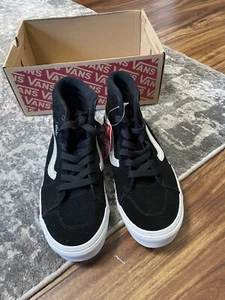 Vans Unisex-Child Filmore Hi Top Sneaker Suede/Black/Silver - youth 3 US, UK2.5 - Picture 1 of 8