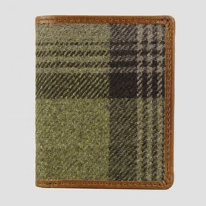 THE DOUGLAS TAN AND TWEED LEATHER WALLET by GRAYS - Picture 1 of 3