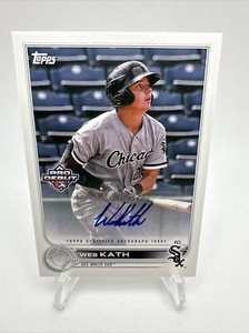 2022 Topps Pro Debut Wes Kath Prospect Autograph Auto #PD-63 White Sox