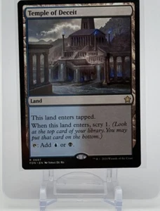 Temple of Deceit 0697 Magic The Gathering  Foundations - Picture 1 of 2