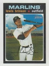 (10) Lewis Brinson 2020 TOPPS HERITAGE BASE CARD LOT #259 MIAMI MARLINS
