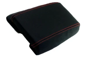 Fit 97-02 Camaro/Firebird Red Stitch Vinyl Leather Ctr Console Lid Armrest Cover - Bild 1 von 3