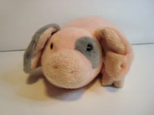 Aurora World Pink Grey Pig Stuffed Animal Plush Toy - Bild 1 von 7