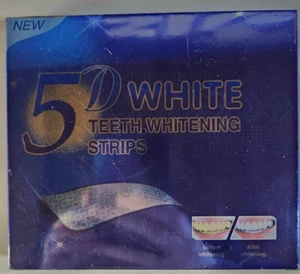 5D White Teeth Whitening Strips - Picture 1 of 2