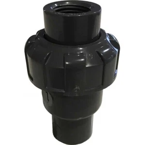 PVC 1/2 inch Non-Return Valve - 12v 24v 240v Water Pump Non-Return Check Valve - Picture 1 of 1
