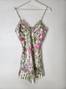 Vintage S Gold Label Victoria’s Secret Floral Fairy Core Pleated Details - Picture 1 of 5
