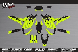 Sur-Ron Ultra Bee 2023 2024 Fluo Neon Yellow Graphics Kit Decals Stickers Surron - Picture 1 of 2