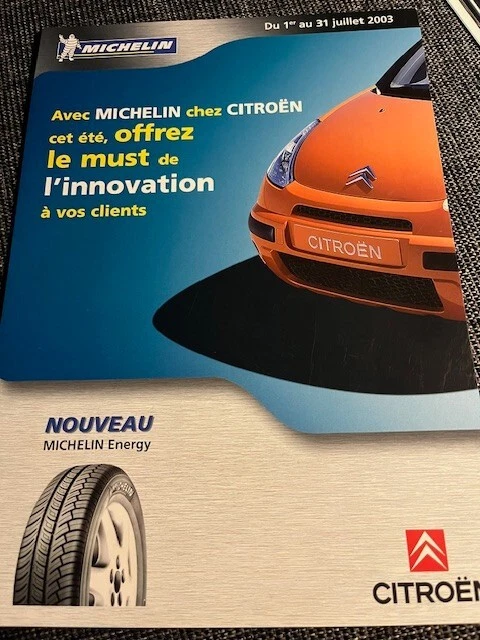 Brochure Michelin chez Citroën de 2003 - Photo 1/1