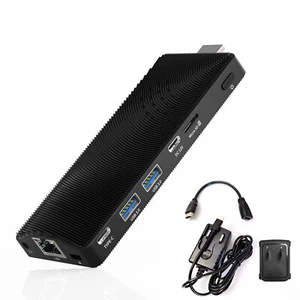 Mini PC Stick Fanless Intel N4000 4GB RAM 64GB Mini Computer Stick Windows 11 P - Picture 1 of 8