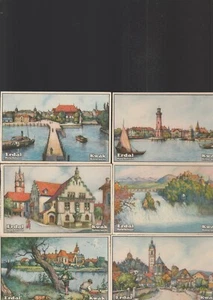 ERDAL-KWAK 6 FOREIGN VICTORIAN AD CARDS - Imagen 1 de 2