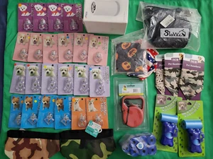 Lotto di 36 etichette identificative all'ingrosso per cani bandane imbracatura guinzaglio sacchetti ciotola pulizia zampe nuove - Foto 1 di 19
