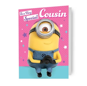 Tarjeta de Cumpleaños Primo Minions "Primo Especial" con Sobre Acreditado FSC - Imagen 1 de 3