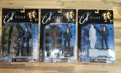 The X Files figuras de acción Scully & Mulder serie 1 vintage 1998 lote de 3 McFarl Foto 1 de 4