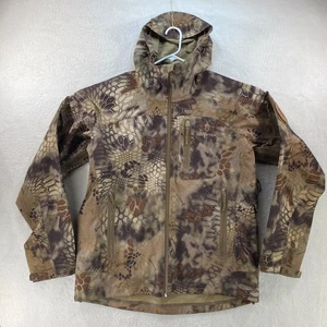 Kryptek Highlander Camo Mens Large Hooded Zip Up Jacket Hunting Outdoors Pockets - Picture 1 of 15
