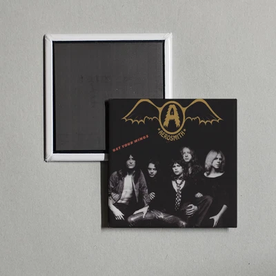 Aerosmith - Get Your Wings Album Cover Locker Fridge Magnet
