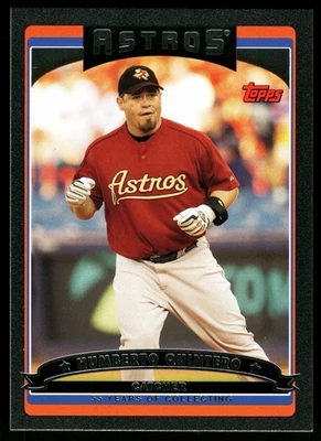 Humberto Quintero Houston Astros 2006 Topps Black #223 SN /55 - Image 1 of 2
