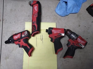 Milwaukee M12 3404-20 + Impact Driver 3453-20 2426-20 2401-20 Tools ONly #14 - Picture 1 of 6