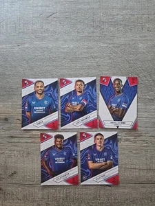 RANGERS FC X5 BASE WHITE TOPPS SUPERSTARS 2023/24 TAVERNIER RICE SIMA 2023/24 - Picture 1 of 1