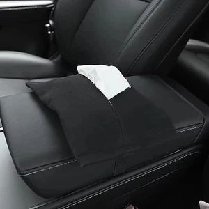 Hidden Design Napkin Box Seat Back Organizer for Tesla Model 3 Y Car Interior - Picture 1 of 12