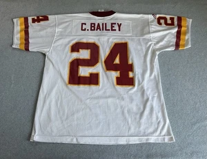 Vintage Adidas Washington Redskins / Commanders Champ Bailey # 24 Trikot XL - Bild 1 von 23