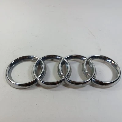 OEM 2009 2010 2011 2012 Audi A4 anillos de parrilla delantera cromo logotipo emblema Foto 1 de 4