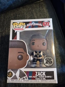 Funko Pop Television: Power Rangers - Black Ranger - Zack #672 NUOVO Voltato - Foto 1 di 6