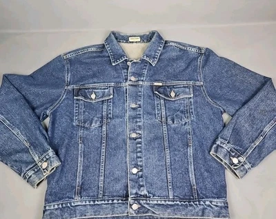 Vintage 90's Guess Jeans Denim Jean Jacket Retro Trucker Size XL EUC - Image 1 of 4