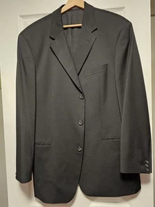 Hugo Boss Mens Suit Blazer Jacket 44R Black 100% Virgin Wool - Picture 1 of 5
