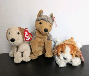 Ty Beanie Baby Hunde 2000 Konvolut Sampson Sarge Rufus - Bild 1 von 16