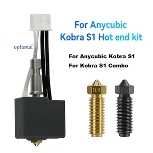 0,4 mm Düse Hot End Heizblock Hotend Kit für Anycubic Kobra S1/S1 Combo USA - Bild 1 von 31