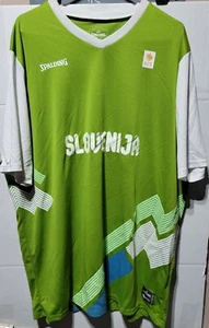 Vinatge Men's Spalding Slovenia KZS Sz XL Soccer Jersey Slovenija - Picture 1 of 6